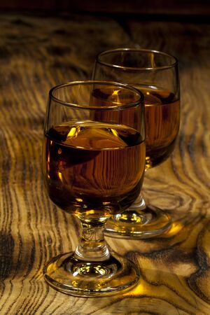 Rum in glass