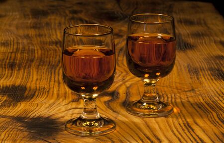 Rum in glassの写真素材