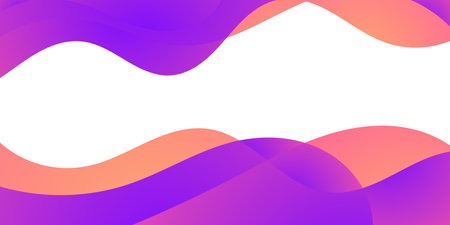 Abstract background with wavy lines. Vector illustration for your design.のイラスト素材
