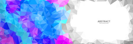 Polygonal vector background. Abstract polygonal illustration for your designのイラスト素材