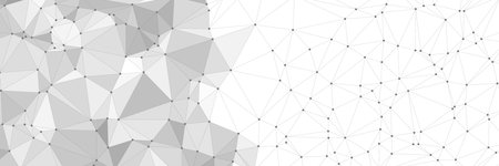 Polygonal vector background. Abstract polygonal background with connecting dots and lines....