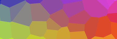 Illustration of orange, red and yellow abstract polygonal backgroundのイラスト素材