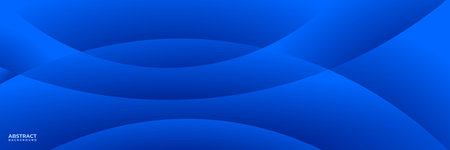 Abstract background with blue wavy shapes. Vector illustration for your design.のイラスト素材