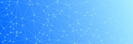 Abstract polygonal space low poly background with connecting dots and lines. Connection structure. Vector illustrationのイラスト素材