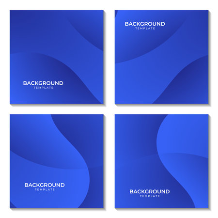 Set of abstract blue background.のイラスト素材