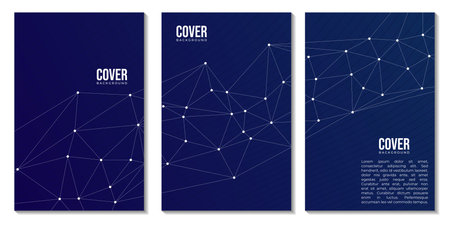 Modern vector template for brochure, leaflet, flyer, cover, catalog, magazine or annual report in A4 sizeのイラスト素材
