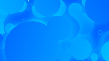 Abstract background with circles in blue colors. Vector illustration for your design.の写真素材