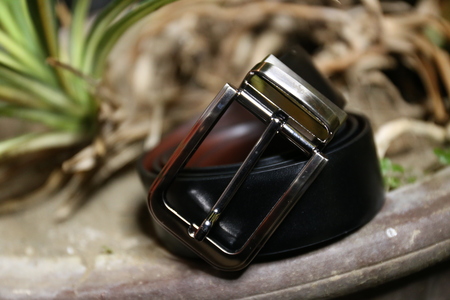 grooms black beltの写真素材
