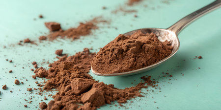 Indulge in rich cocoa powder perfection for decadent desserts and flavorful recipesの写真素材