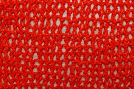 Crochet woolen fabric pattern usable as wallpaper