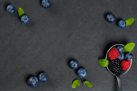 Berries still lifeの写真素材