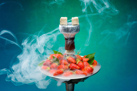 Strawberry aroma hookahの写真素材