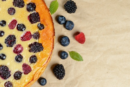 Tasty berry pie