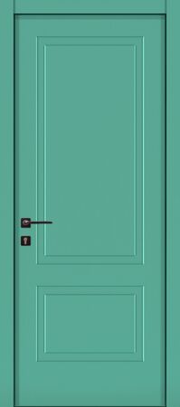 Door texture, pastel green for modern interior 3D renderの写真素材