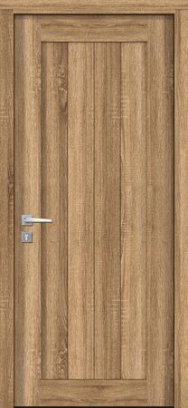 Door texture, natural oak color for modern interior 3D renderの写真素材