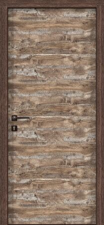 Door texture, natural wood color for loft style interior 3D renderの写真素材