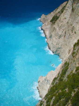 Amazing beach Navagio in Zakynthos, Greeceの写真素材