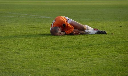 injury sportsの写真素材