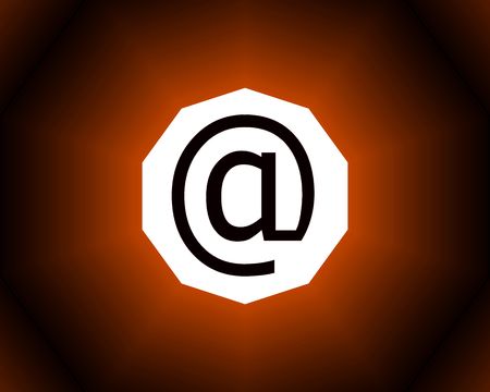 email symbol backgroundの写真素材