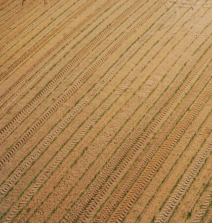 tillage brown background