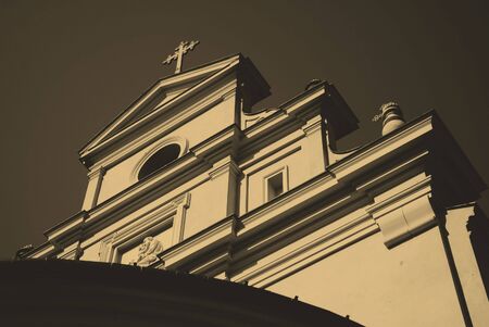 Old style photo of the church. See more in my portfolio.の写真素材