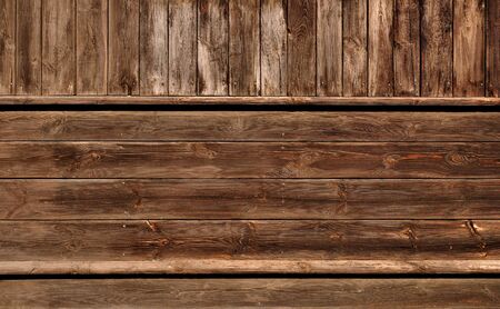 a wooden background consisting of a few boardsの写真素材