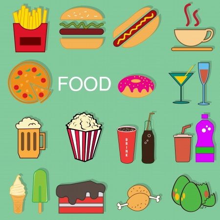 Food Collectionのイラスト素材