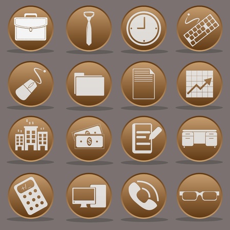 office icon gradient styleのイラスト素材