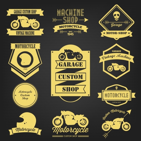 Premium Barbershop Vintage Labelのイラスト素材