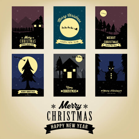 Christmas greetings cardのイラスト素材
