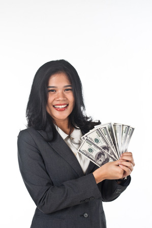 Beautiful woman with good job and success careersの写真素材