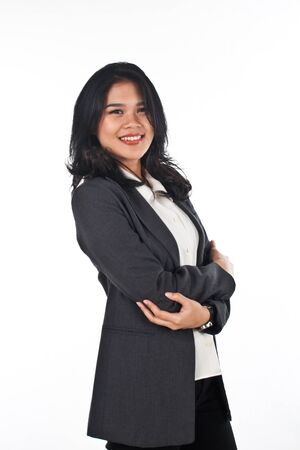 Beautiful woman with good job and success careersの写真素材