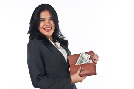 Beautiful woman with good job and success careersの写真素材