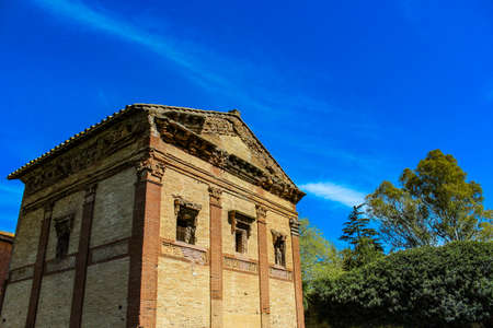 sepulcher of Annia Regilla, in the Caffarella park, Rome, Lazio, Italy.の写真素材