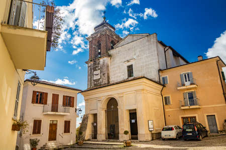 February 12, 2021 - Castel San Pietro Romano, Lazio, province of Rome, Palestrina - The small...