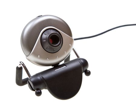 Webcam isolated on white background