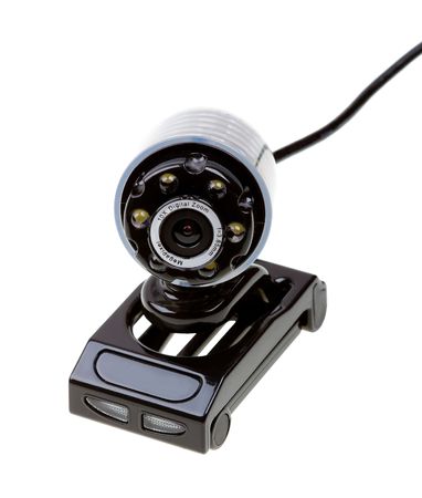 Webcam isolated on white background