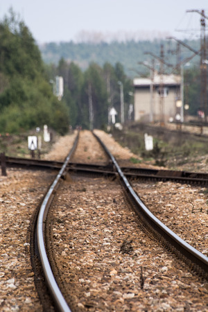 Railroad trackの写真素材