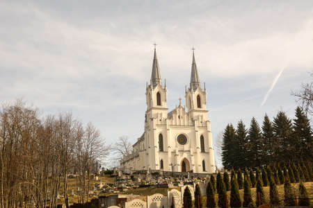 Church in Boleslaw (Poland)の写真素材