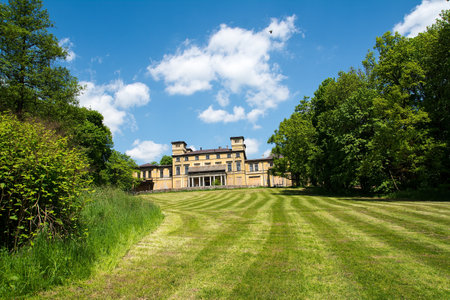 Potocki Palace in Krzeszowice Polandのeditorial素材