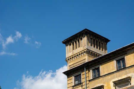 Potocki Palace in Krzeszowice Polandのeditorial素材