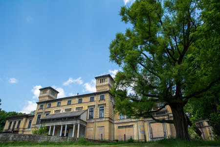 Potocki Palace in Krzeszowice Polandのeditorial素材