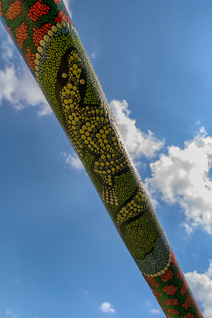 Didgeridoo - traditional aboriginal instrument from Australia