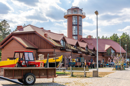 The Lookout Tower near the beach in Debki (Poland)のeditorial素材