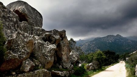 MOUNTAIN LANDSCAPEの写真素材