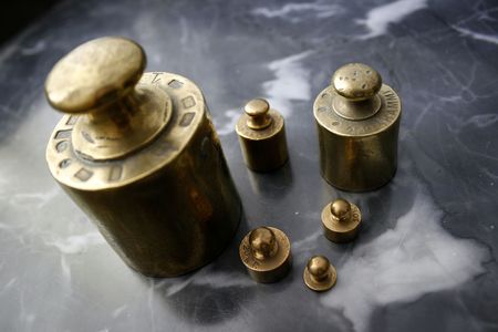 old weightsの写真素材