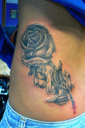 tattoo done by meの写真素材