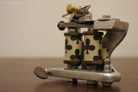 tatto machine made by meの写真素材