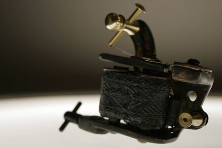 tatto machine made by meの写真素材