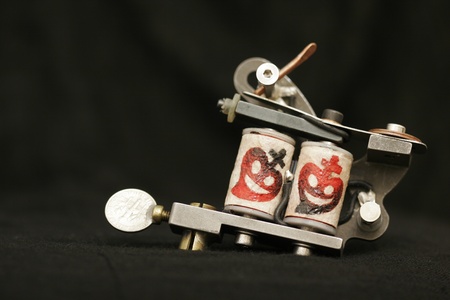 tatto machine made by meの写真素材